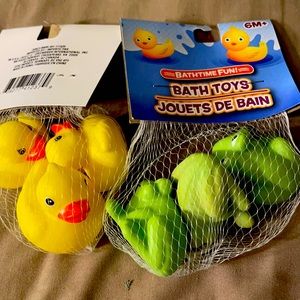 COPY - Frogs & Ducks rubber bath toys